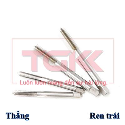 Taro thẳng ren trái (ren ngược) M3-M12