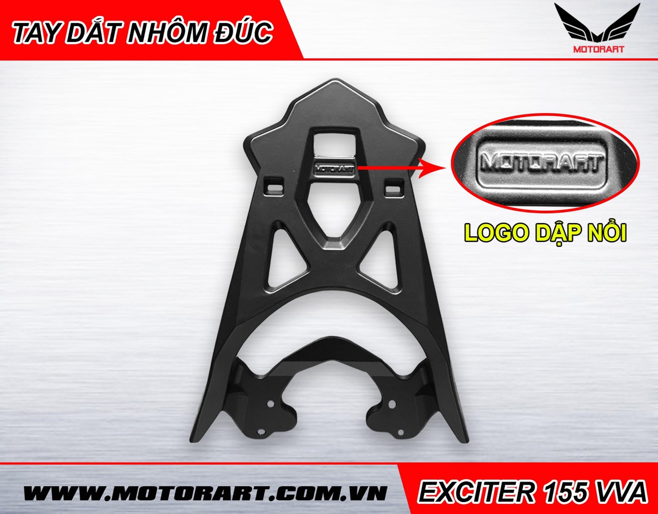 TAY DẮT EXCITER 155 NHÔM ĐÚC NGUYÊN KHỐI MOTOR ART