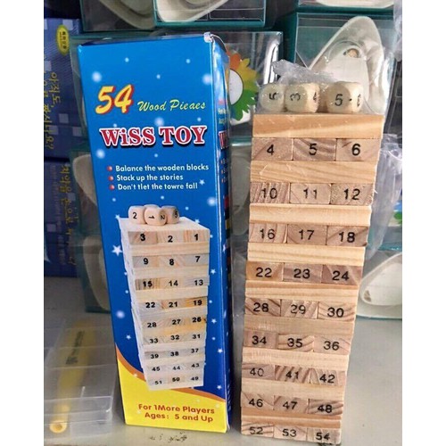 BỘ ĐỒ CHƠI RÚT GỖ LOẠI TO