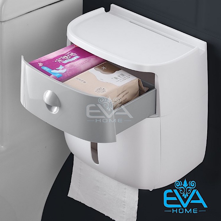 [HCM]Hộp Đựng Giấy Vệ Sinh 2 Tầng Ecoco