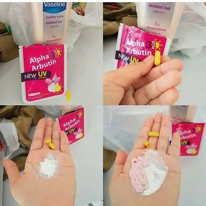 Viên Bột Kích Trắng Alpha Arbutin 3 Plus Thái Lan