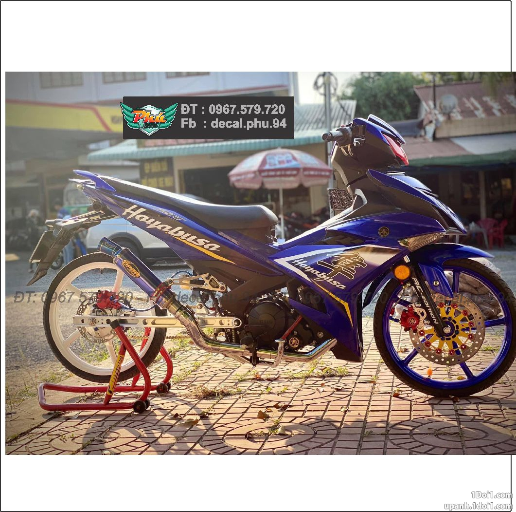 Tem rời Exciter 150 Xanh đen Hayabusa