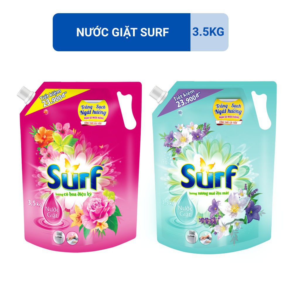 Túi nước giặt Surf 3.3kg