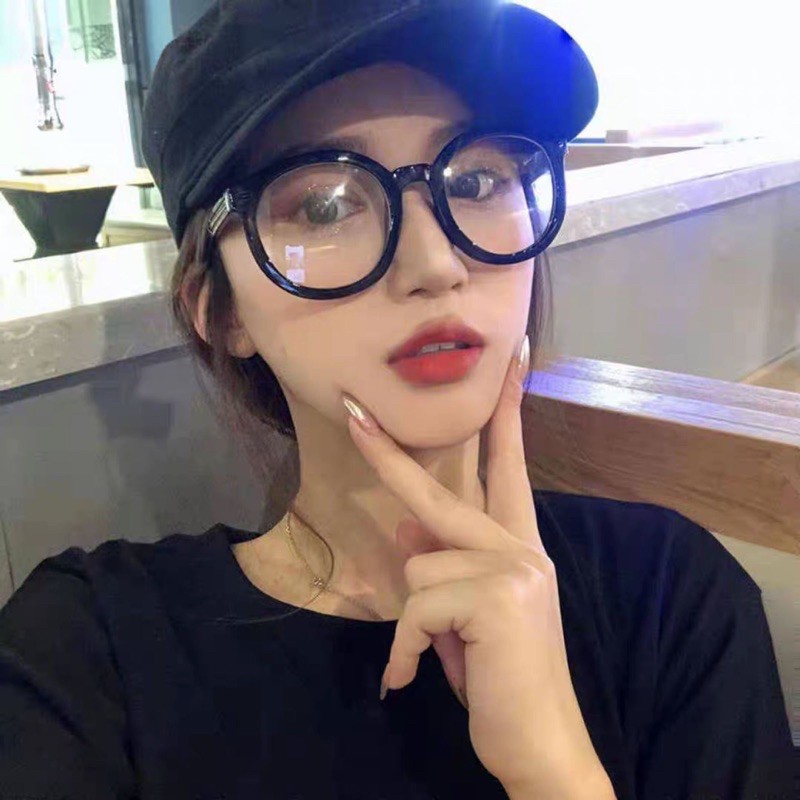 Kính Mèo Không độ gọng to siêu hot thời trang