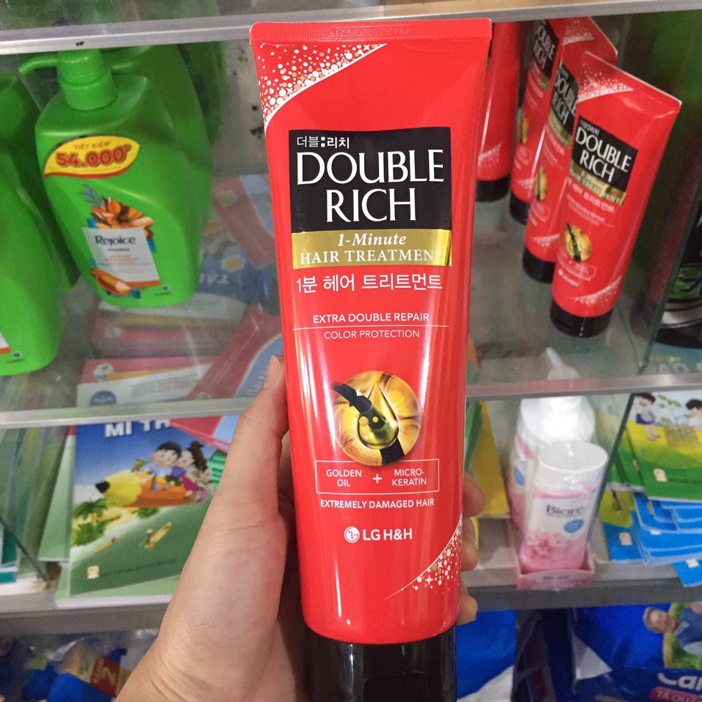 Kem Xả Double Rich 1 Phút Cho Tóc Nhuộm 250ml