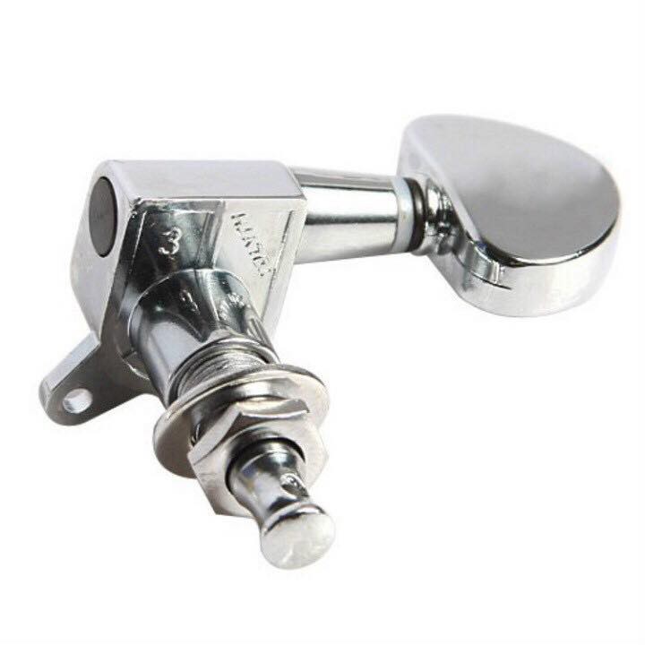 Khóa Đàn Guitar Acoustic loại Xịn giữ dây màu bạc Phân Phối Nhạc Cụ Phụ Kiện Chính Hãng SolG