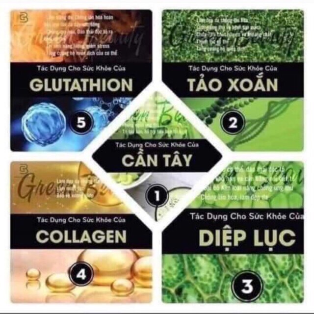 [HCM](Hộp 32 gói) Nước ép Cần Tây Green Beauty