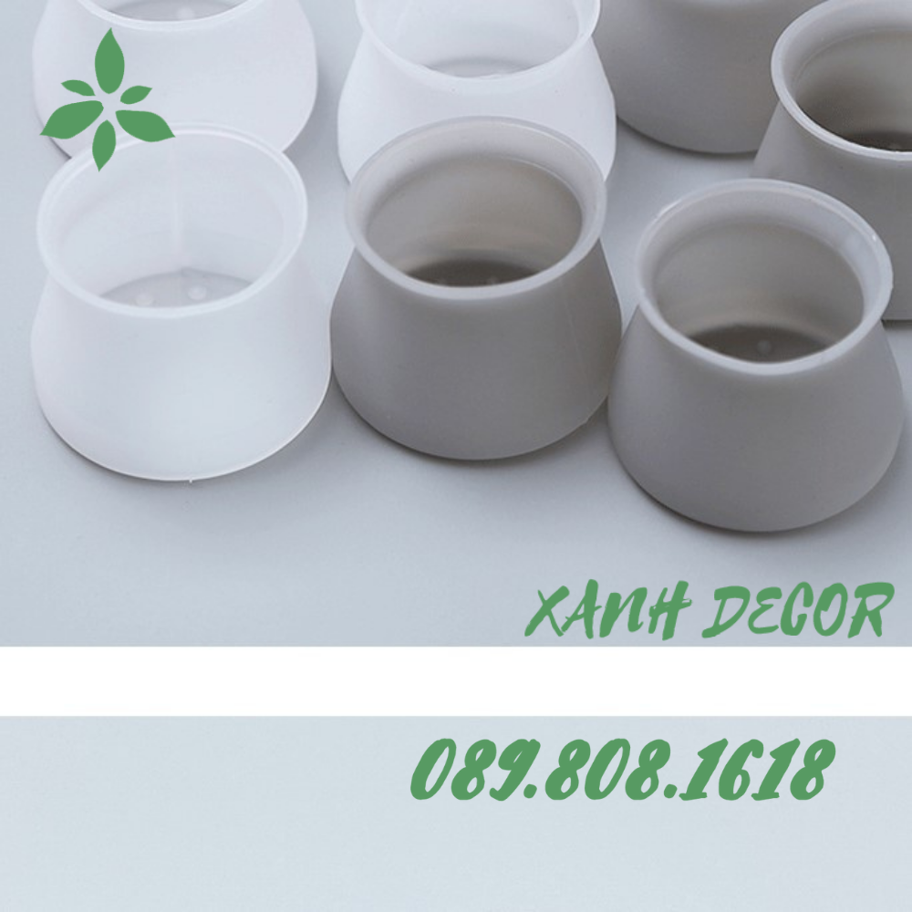 COMBO 4 bọc Silicon bảo vệ chân bàn ghế