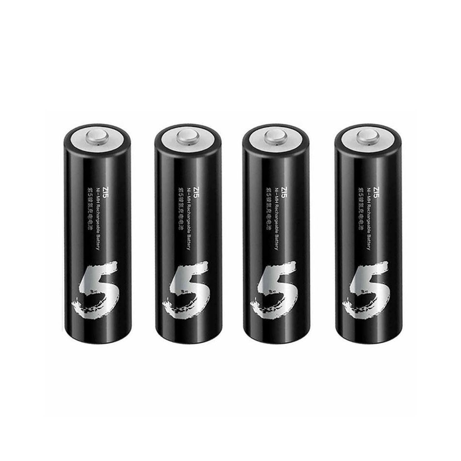 4PC/LOT Xiaomi ZMI ZI5 AA 1700mAh 1.2V Rechargeable Ni-MH Battery Xiaomi ZIM Power Bank Battery Pack /4 Slots Smart Charger set