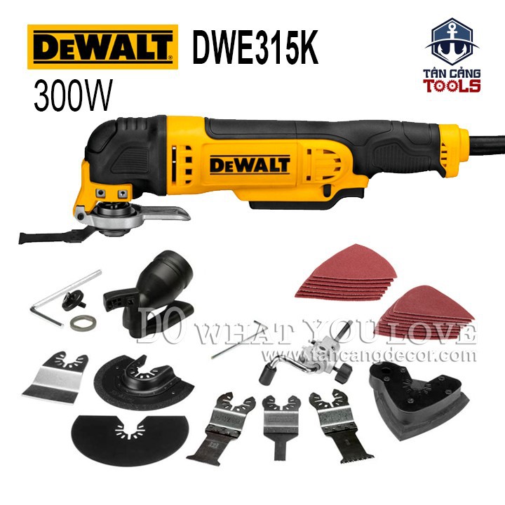 [Trả góp 0%] Máy Cắt Rung Đa Năng DeWalt DWE315K 300W