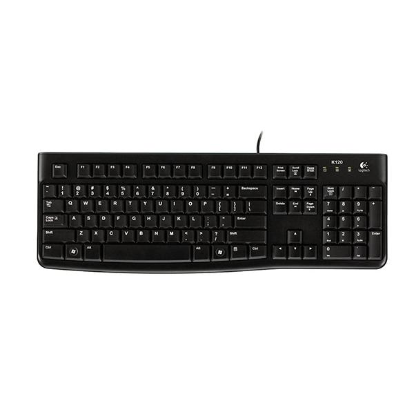 Bộ bàn phím Logitech K120 & Chuột Logitech B100 - Hàng Chính Hãng