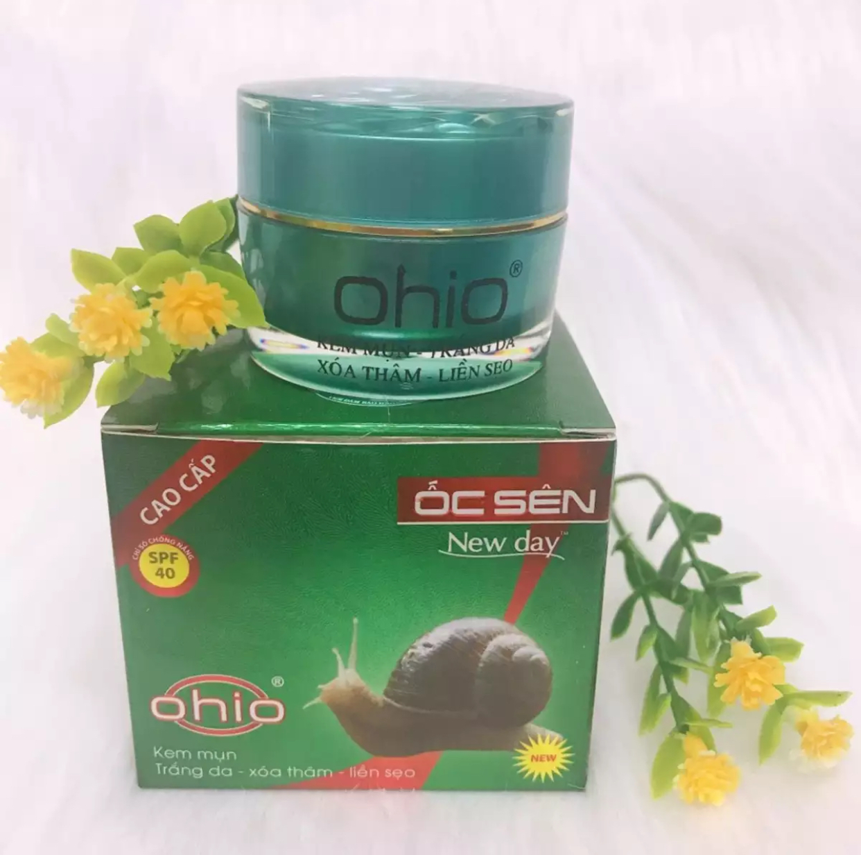 Kem ohio ốc sên mụn xoá thâm liền sẹo 18g