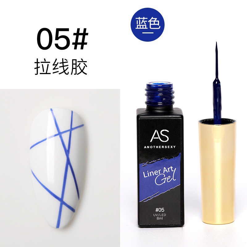 Gel vẽ cọ nét AS hàng chính hãng gồm 12 màu cọ vẽ nét