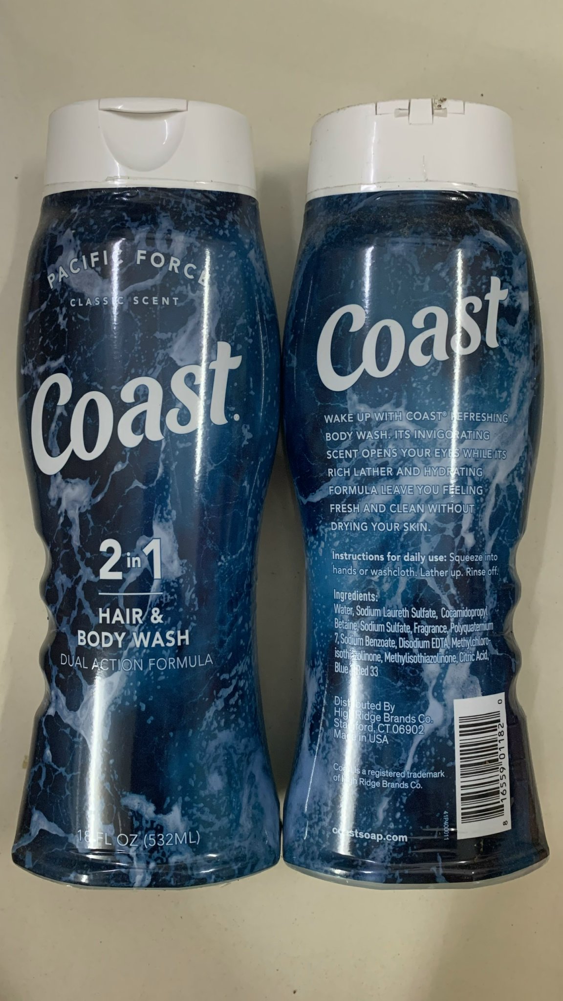 (Hàng MỸ) Sữa tắm gội Coast CLASSIC SCENT dành cho nam 532ml