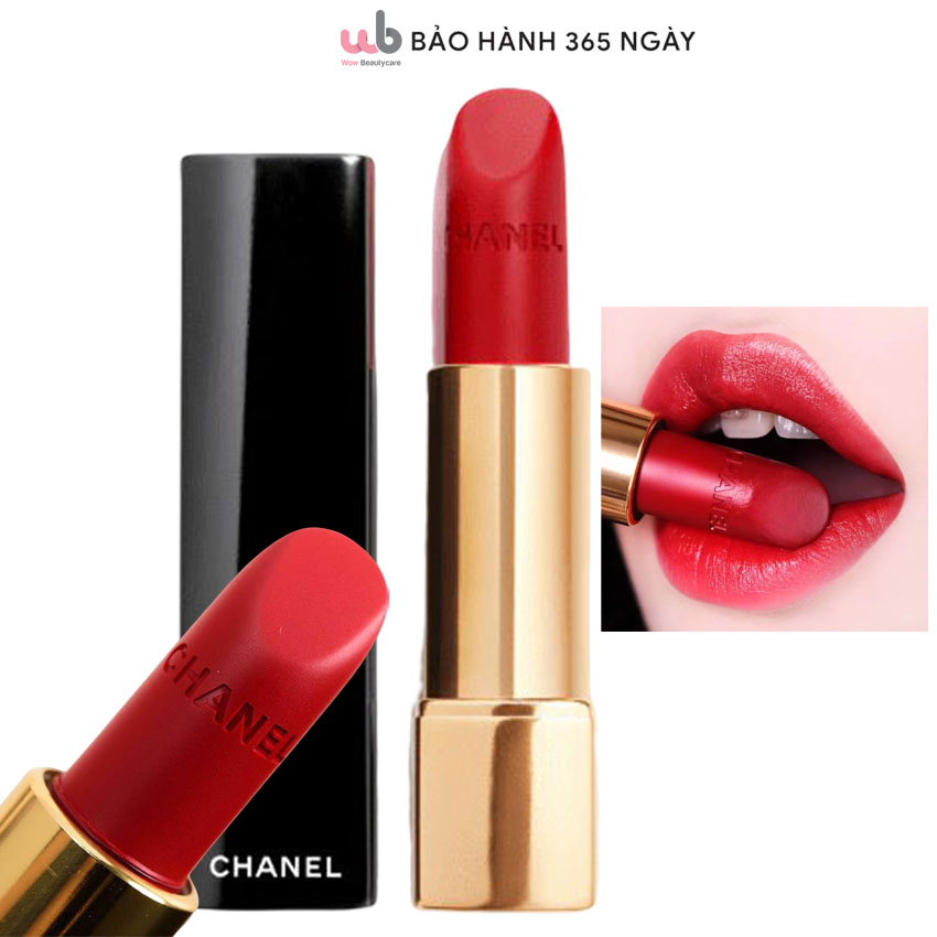Chanel Rouge Charnel 56 Rouge Allure Velvet Review  Swatches