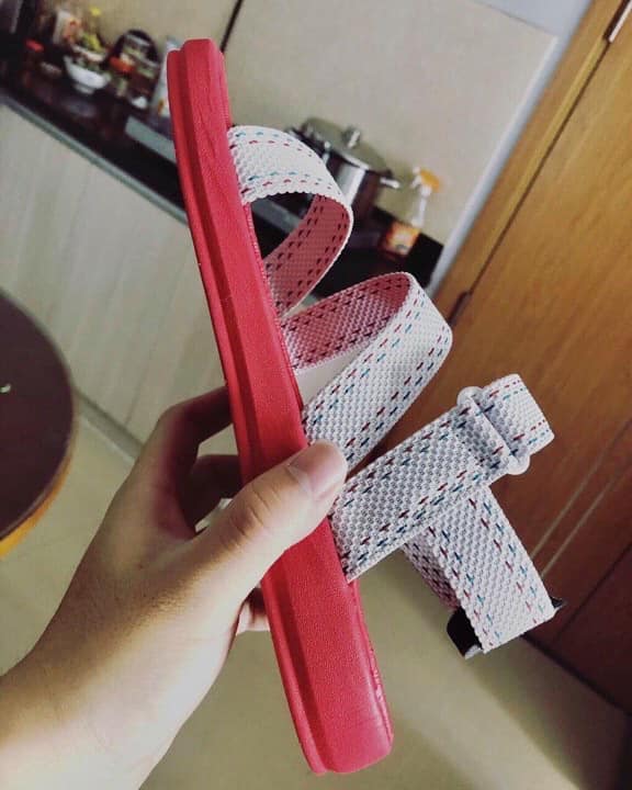 [HCM]Giày Sandal Nữ Saado Dải May QT06