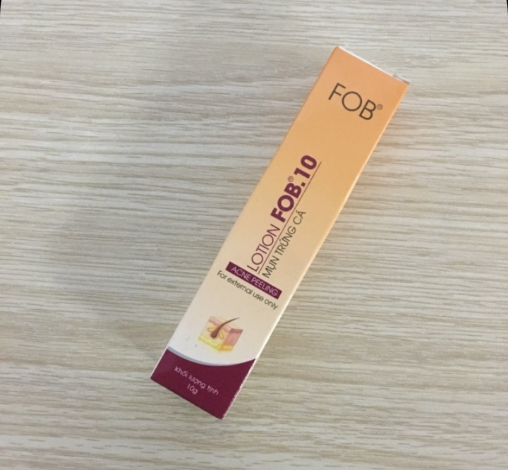 FOB 10 LOTION GIẢM MỤN TRỨNG CÁ 10G
