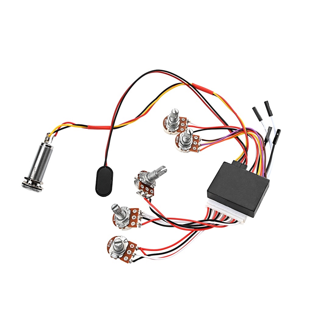 Dây điện eq preamp 3 band cho đàn guitar bass
