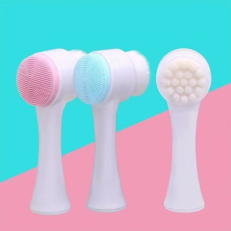 Cọ Rửa Mặt 2 Đầu Massage Mềm Mại