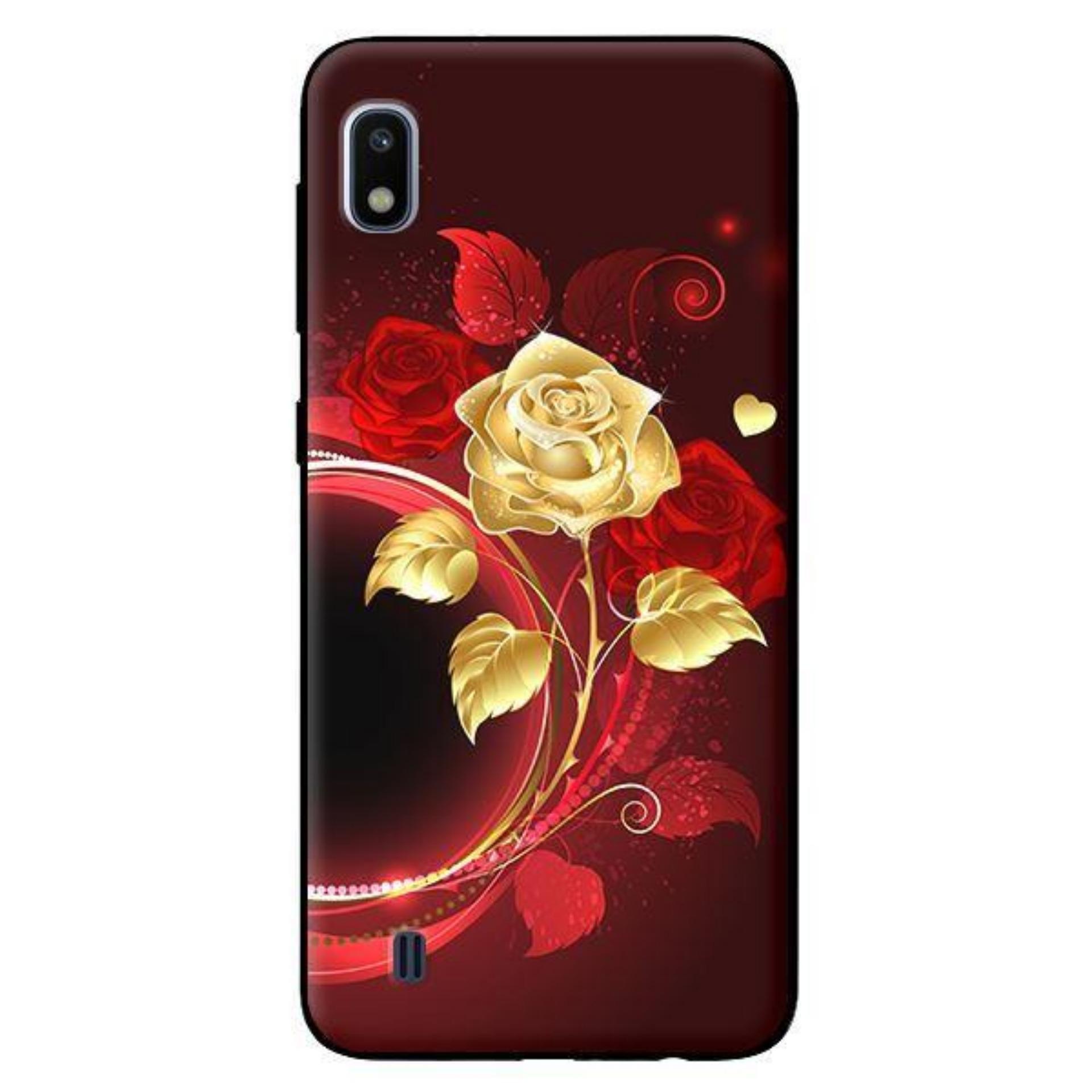 Ốp lưng samsung a10 - nhánh hồng vàng