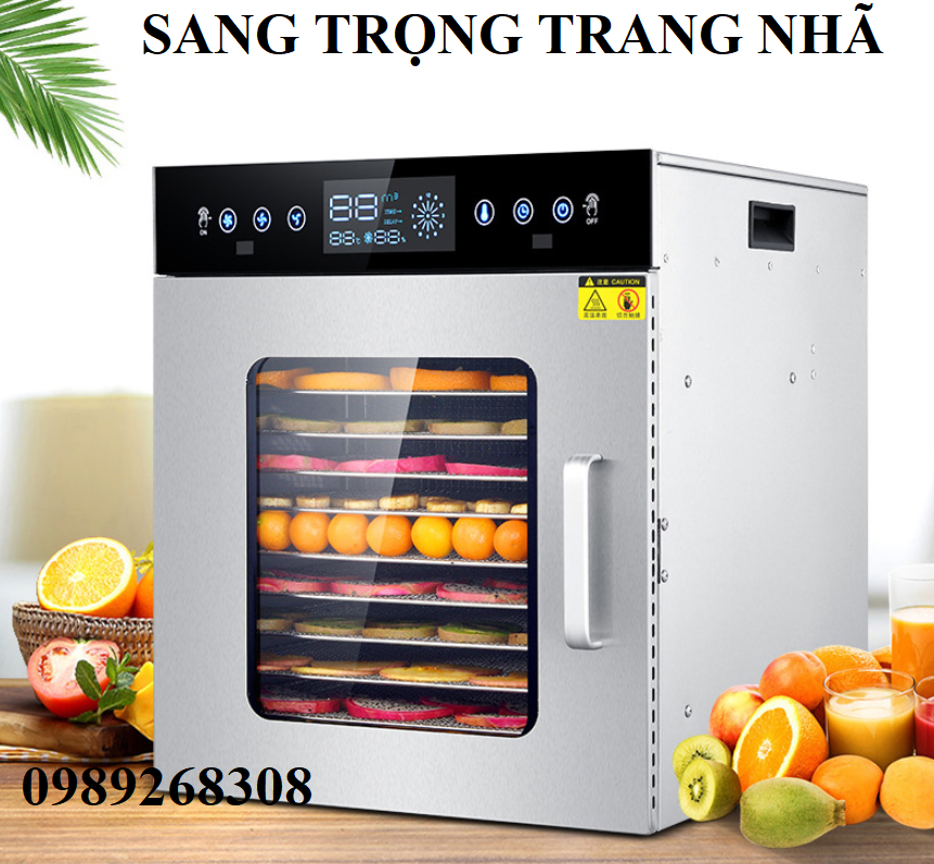[Trả góp 0%]Máy sấy thực phẩm công nghiệp 12 tầng