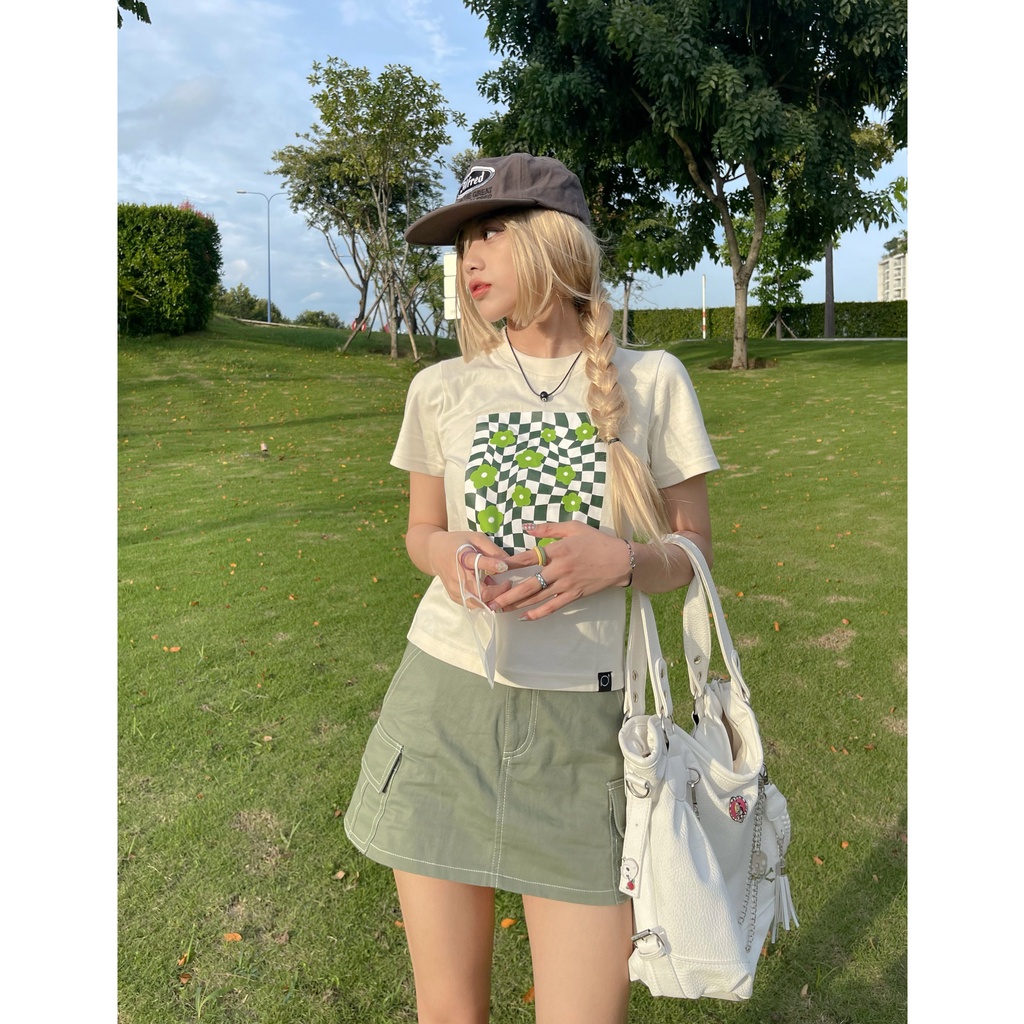 Áo Thun Nữ Babytee PRADIES Floral
