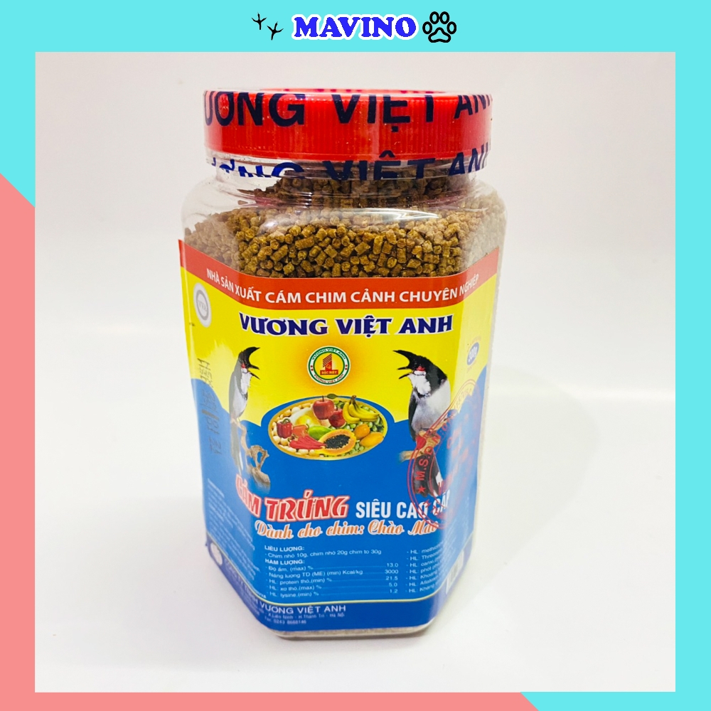 [Hoàn Tiền 10%] Cám chim chào mào Vương Việt Anh cao cấp 300g - Cám chào mào Vương Việt Anh giá rẻ đóng hộp