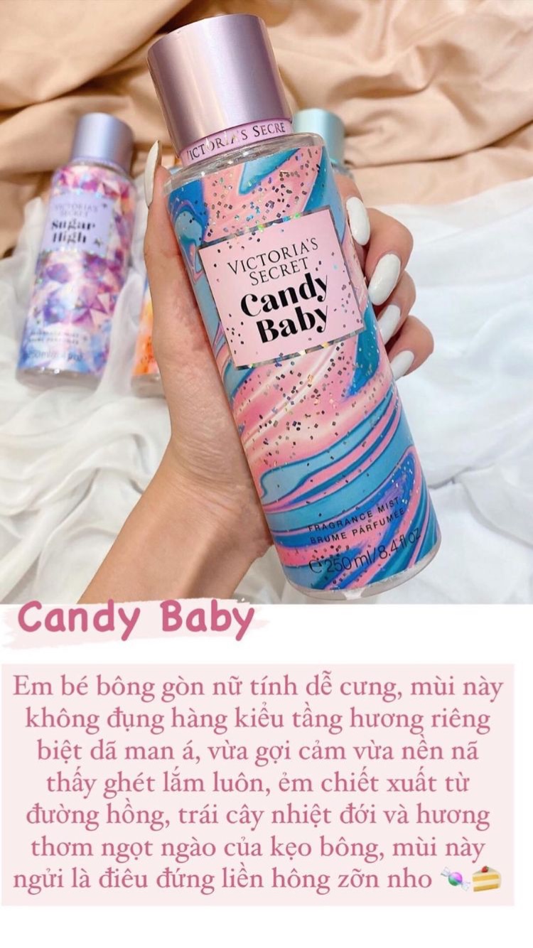 Xịt Thơm Toàn Thân Bodymist VS Candy Baby [ 250ml]
