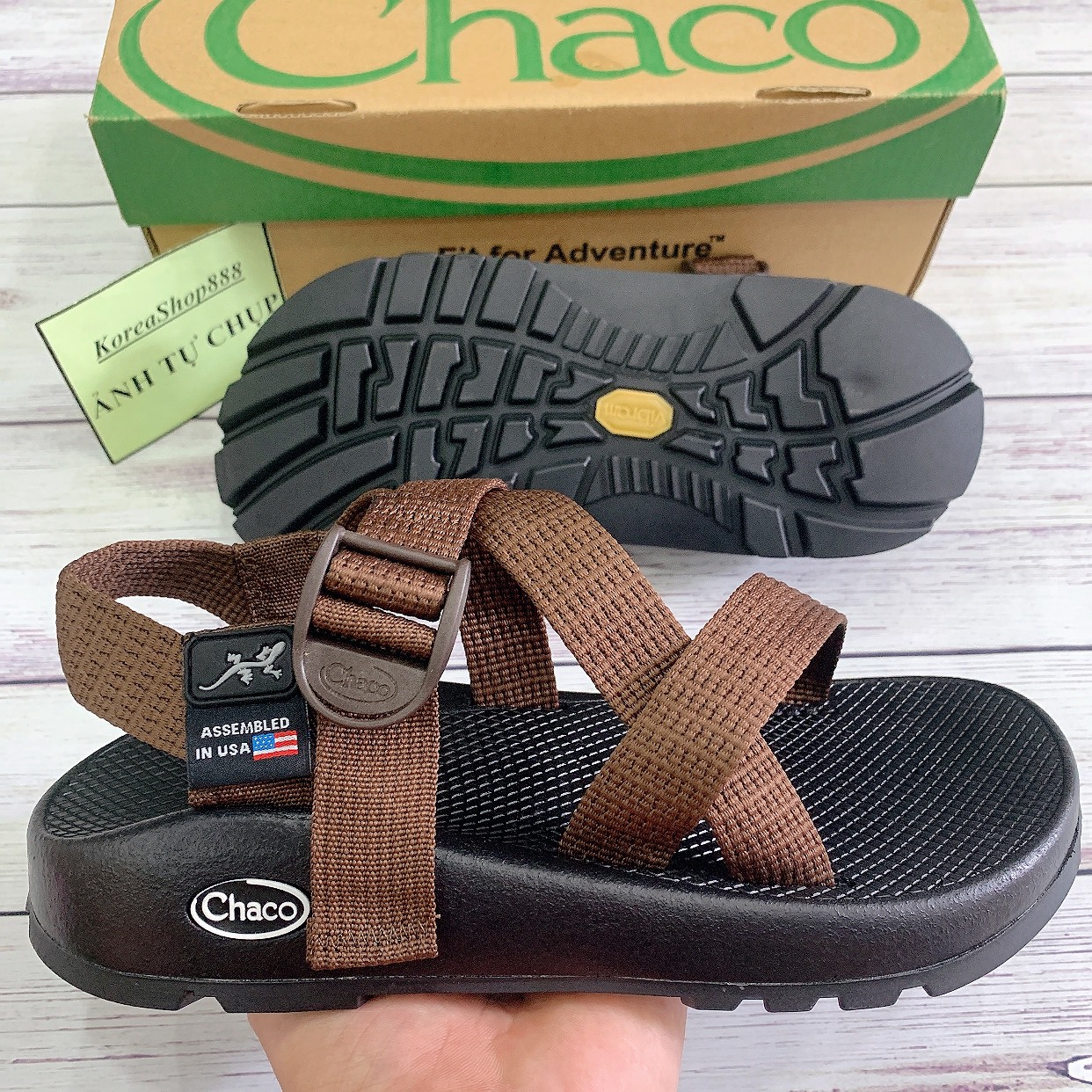 Dép Sandal Nam Chaco Quai Dù Mã D180