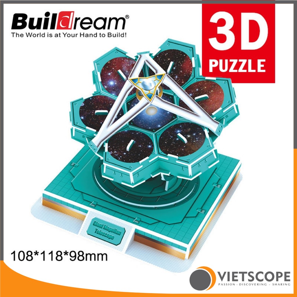 Bộ lắp ráp mô hình 3D Buildream Kính thiên văn Magenllan - MH007