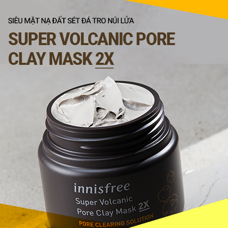 Mặt Nạ Đất Sét Innisfree Super Volcanic Pore 2x