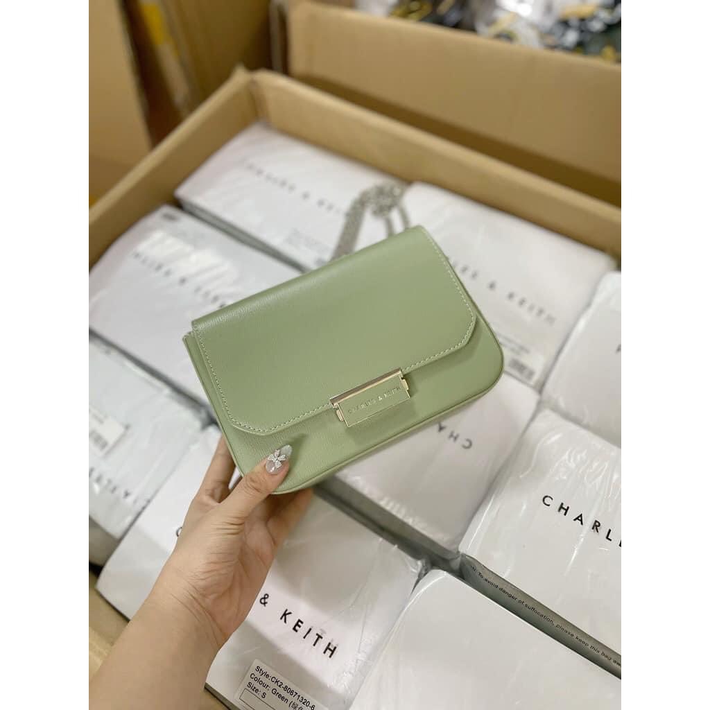 Túi đeo charles keith cnk push lock crossbody bag xuất cao cấp