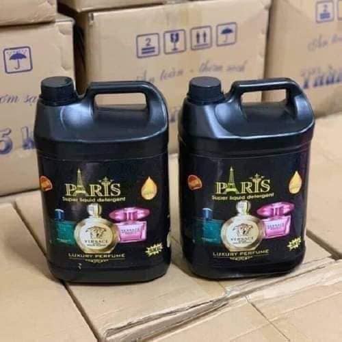 Thùng 4 Can Nước Giặt Paris 5 Lít.