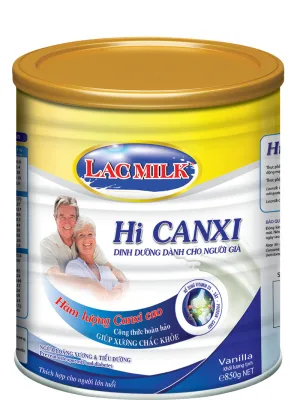 Sữa bột dinh dưỡng Lacmilk HI CANXI 850G