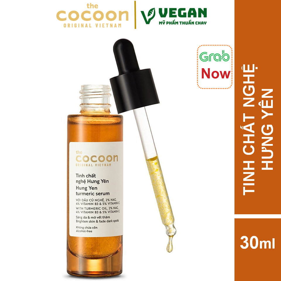 Tinh chất nghệ Hưng Yên cocoon 30ml (turmeric serum) thuần chay