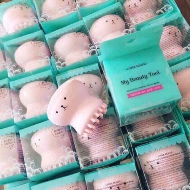 Bạch tuộc rửa mặt - Bạch tuộc rửa mặt Silicon và massage mặt