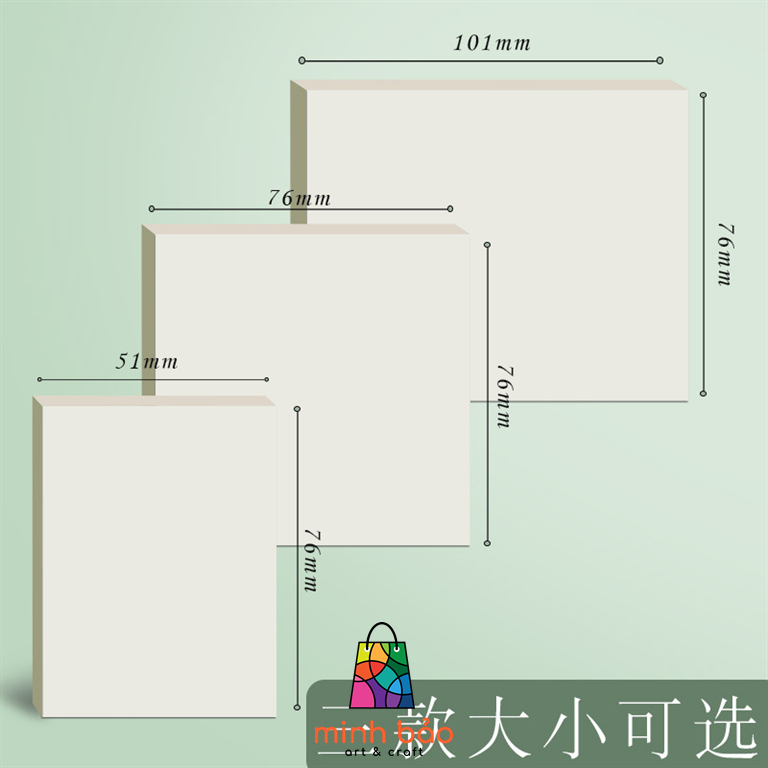XẤP 50 TỜ GIẤY NOTE TRONG SUỐT, CHỐNG THẤM NƯỚC
