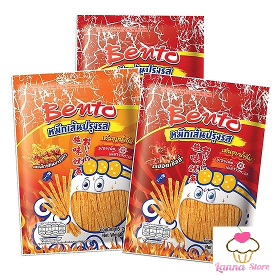 MỰC BENTO SỢI SỐT CAY GÓI 24G - THÁI LAN
