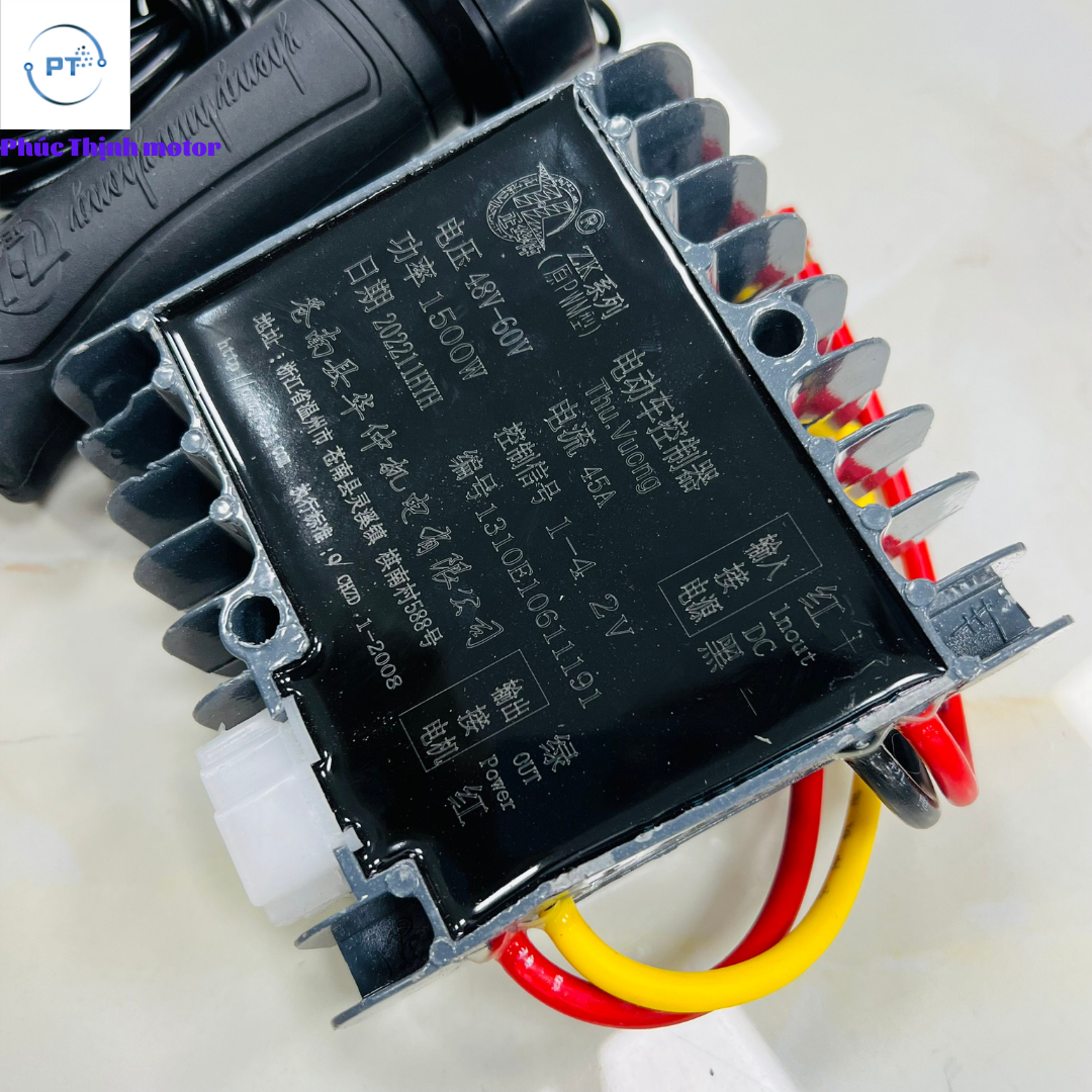 Điều tốc 48V-60V 1500w 45A và tay ga