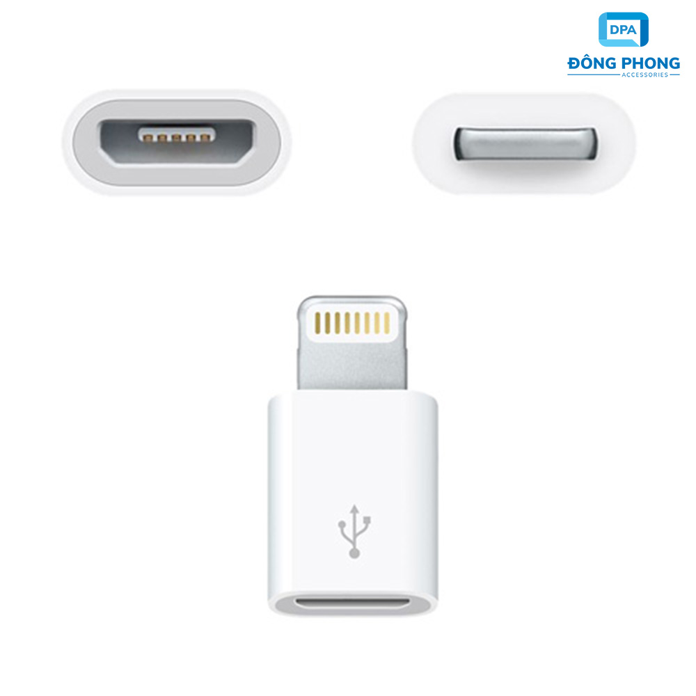 Đầu Nối Cáp Sạc Micro USB Sang iPhone, iPad
