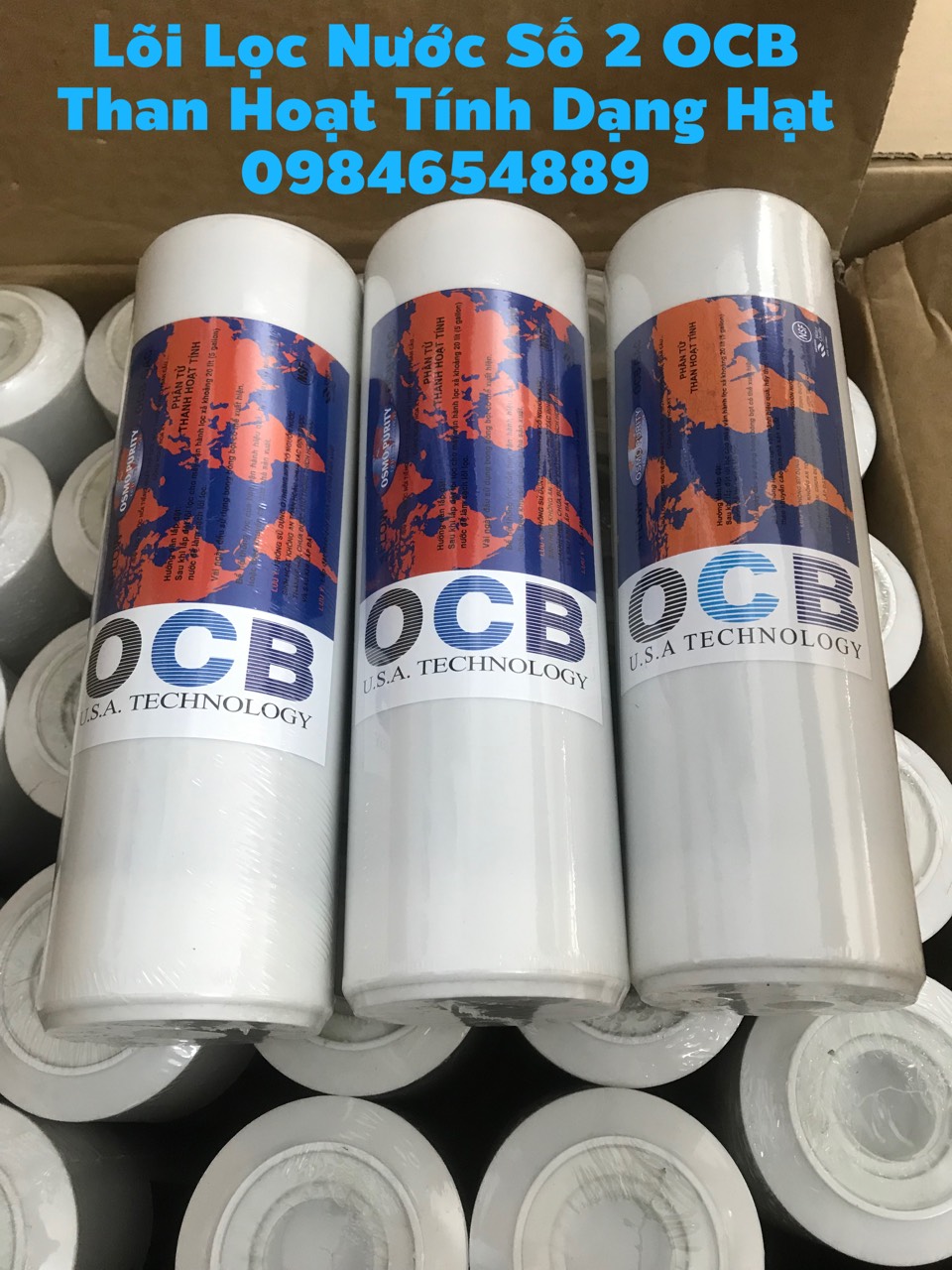 Combo Bộ 5 Lõi Lọc Nước Số 2 ( Than Hoạt Tính Dạng Hạt )