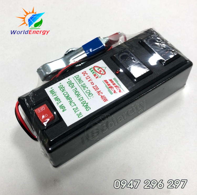 Bộ kích điện 12v lên 220V công suất 40W