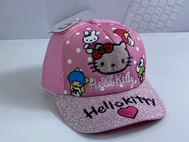 Nón kết - 3 tuổi đến 8 tuổi - mũ dành cho bé gái hello kitty 2 màu dễ thương