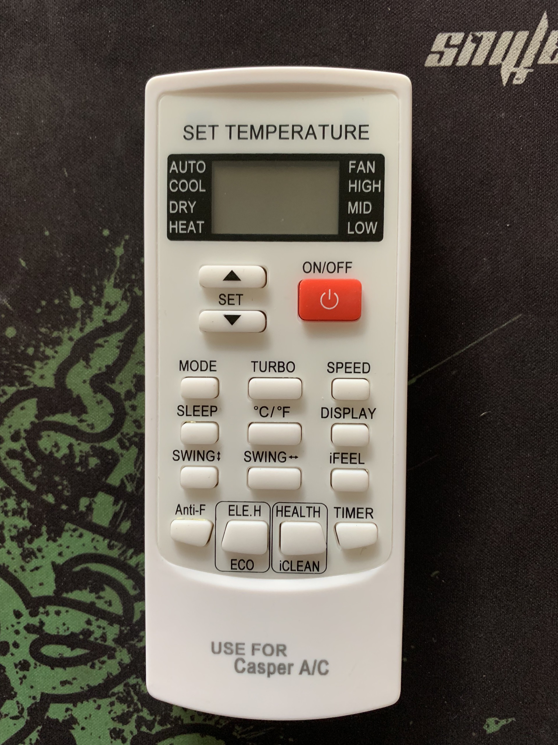 Remote máy lạnh casper điều khiển máy lạnh casper