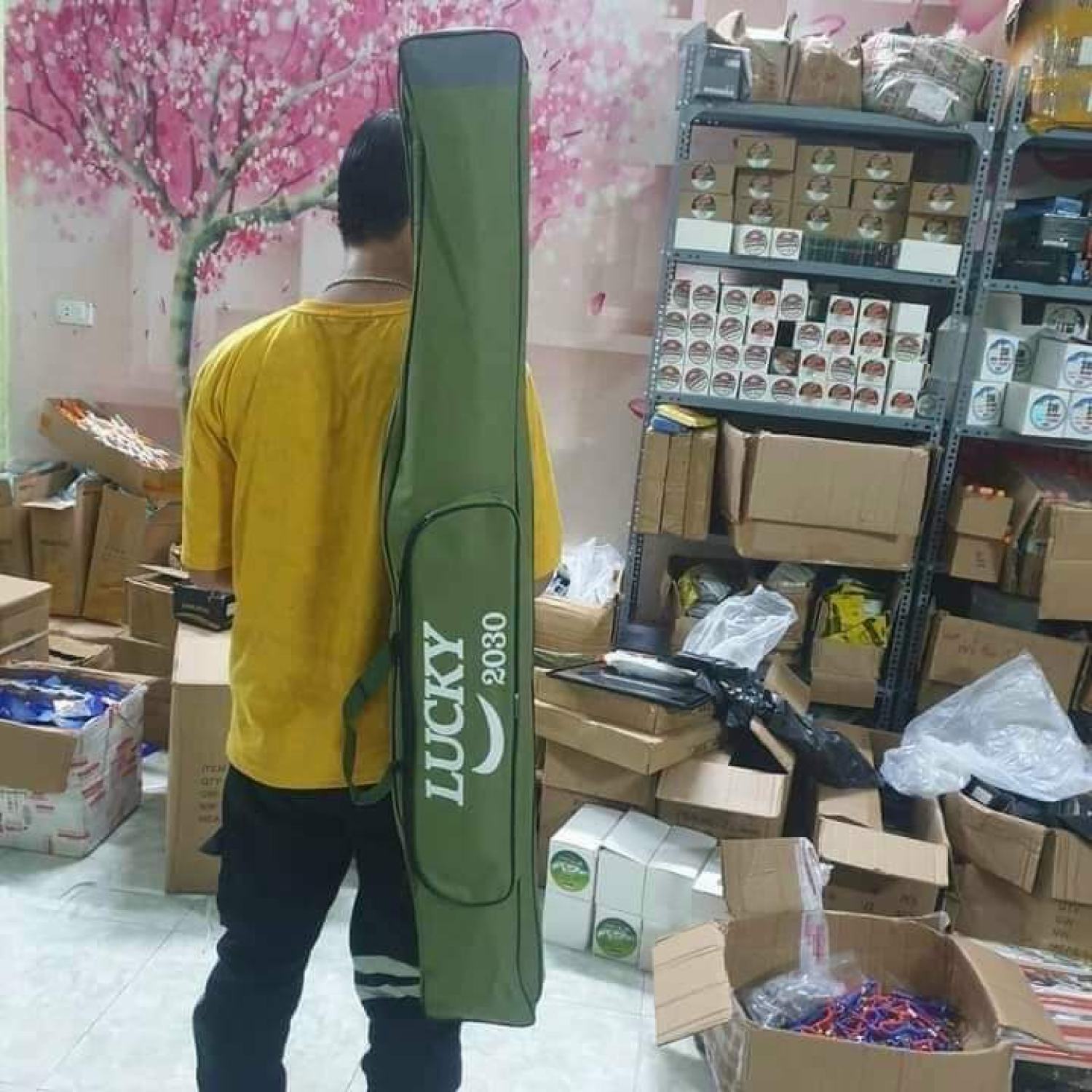 Túi Đựng Cần LUCKY Gia Công Đủ Size 2 Ngăn🐟