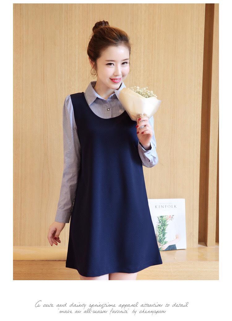 váy bầu thu đông quảng châu