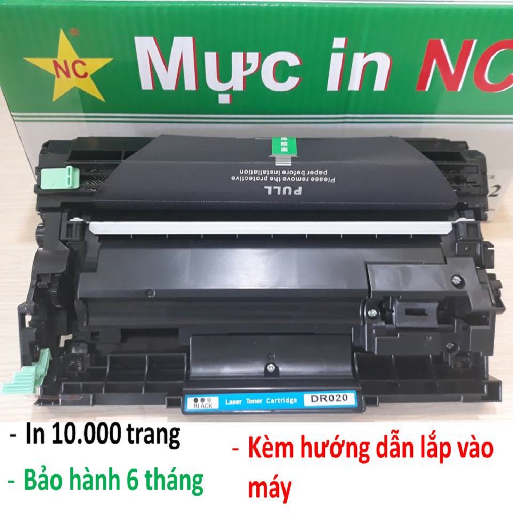 Hộp drum brother 7535 , khay trống + cụm từ máy in Brother HL B2000d, B2080dw, B7715dw, DCP-B7535dw, DR B022 mà có dùng ống mực TN B020
