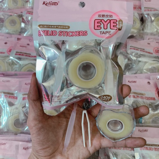 Combo cuộn kích mí kèm nhíp và nhấn mí