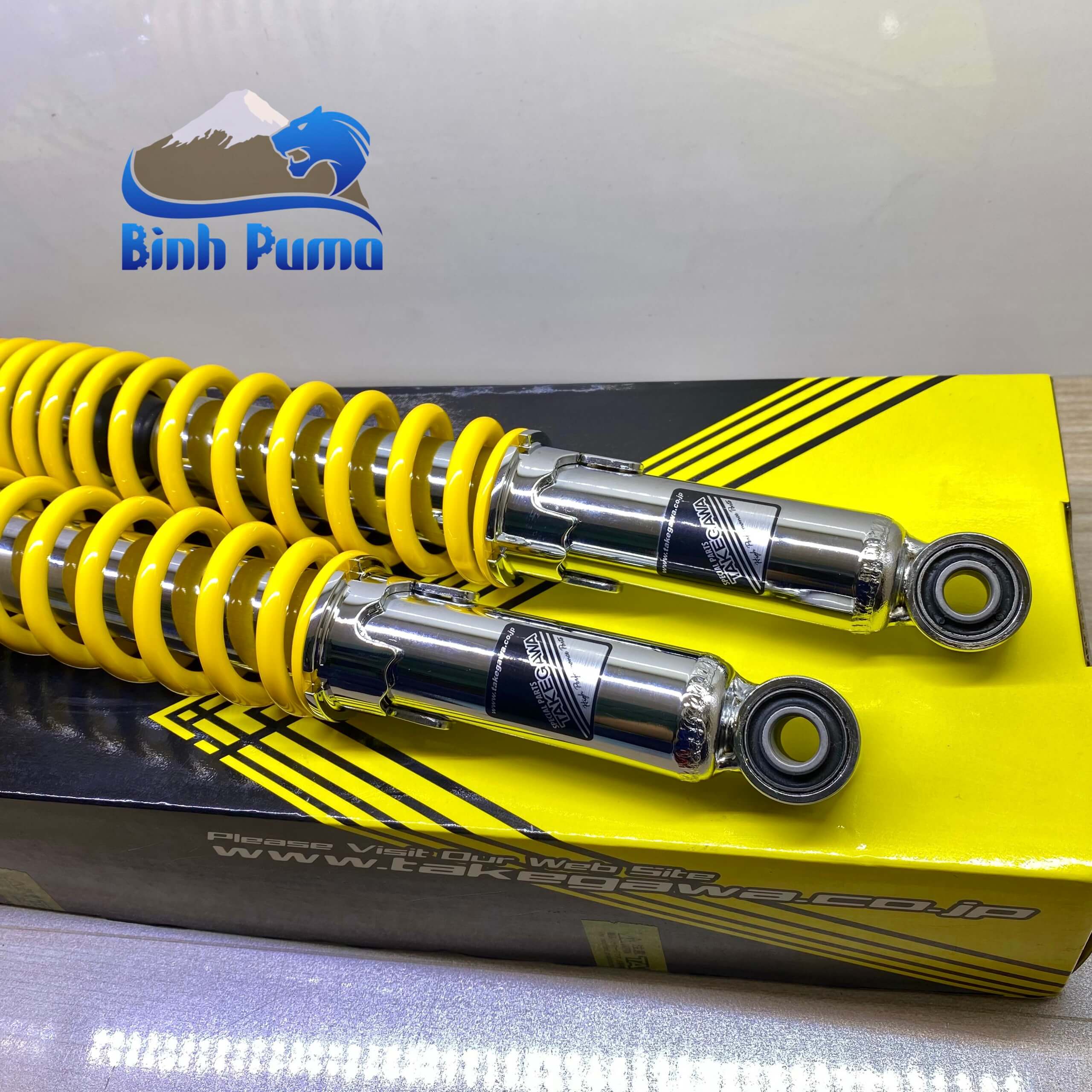 [HCM]Phuộc Chiều Dài 345mm TAKEGAWA Vàng