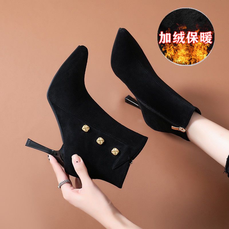 Giày boot nữ phong cách Hàn Quốc B177